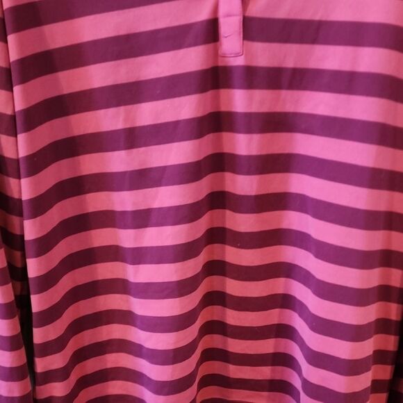Pink and Purple Striped Polo Shirt - Picture 3 of 4